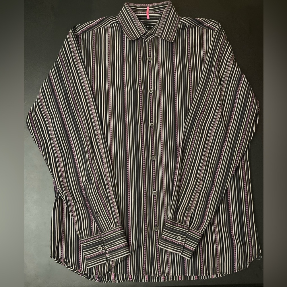 Ted Baker MultiColor Casual Button Down Shirt